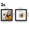 Americanflat Picture Frame with Mat - Photo Frame for Wall Display - Shatter Resistant Glass - Adjustable Hanging Hardware - Includes Easel - Black